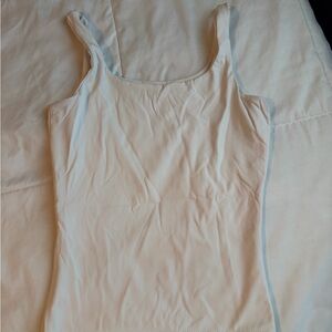 White Sleeveless Top